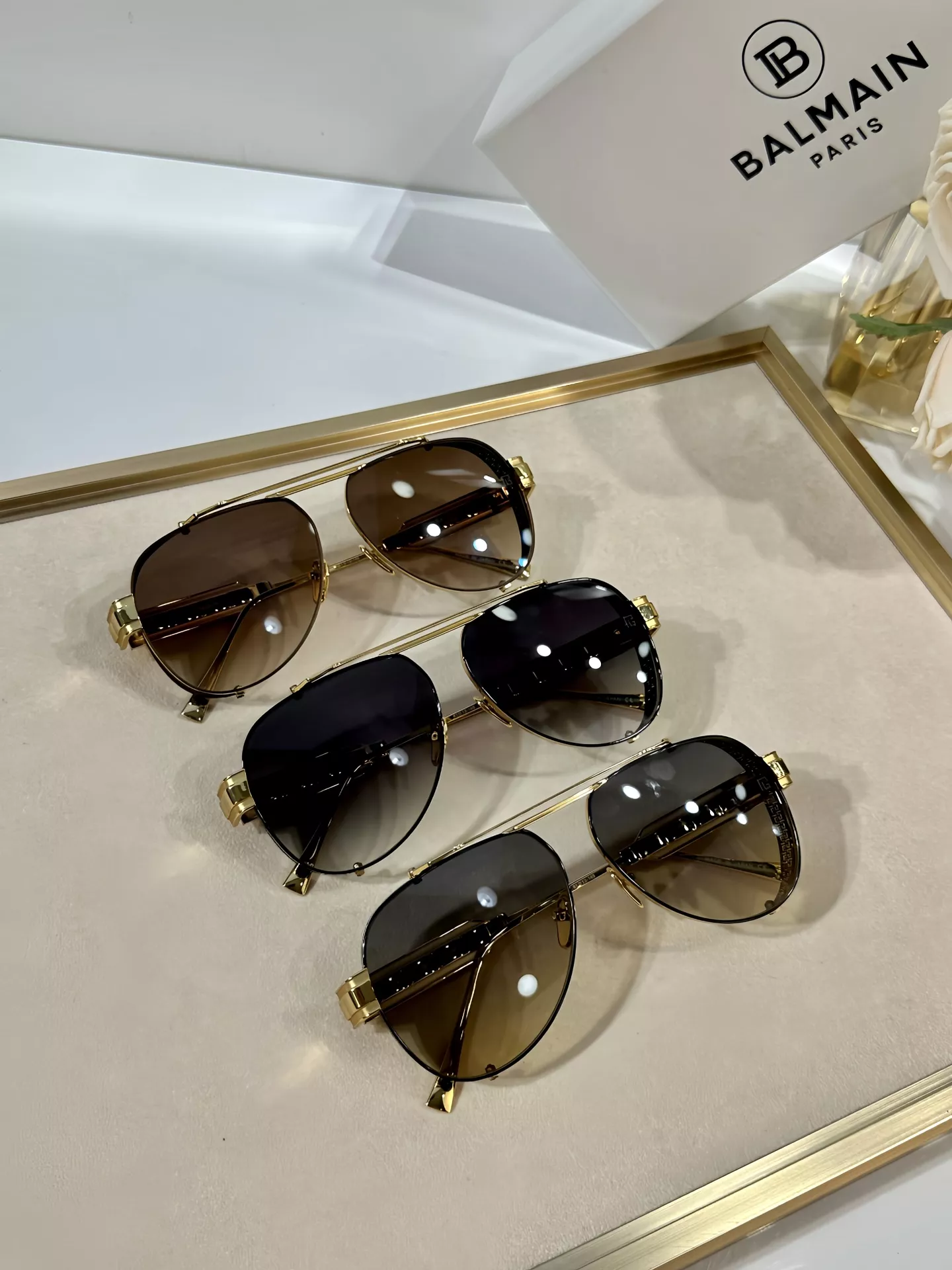 Balmain AAA Quality Sunglasses Sophisticated 3253