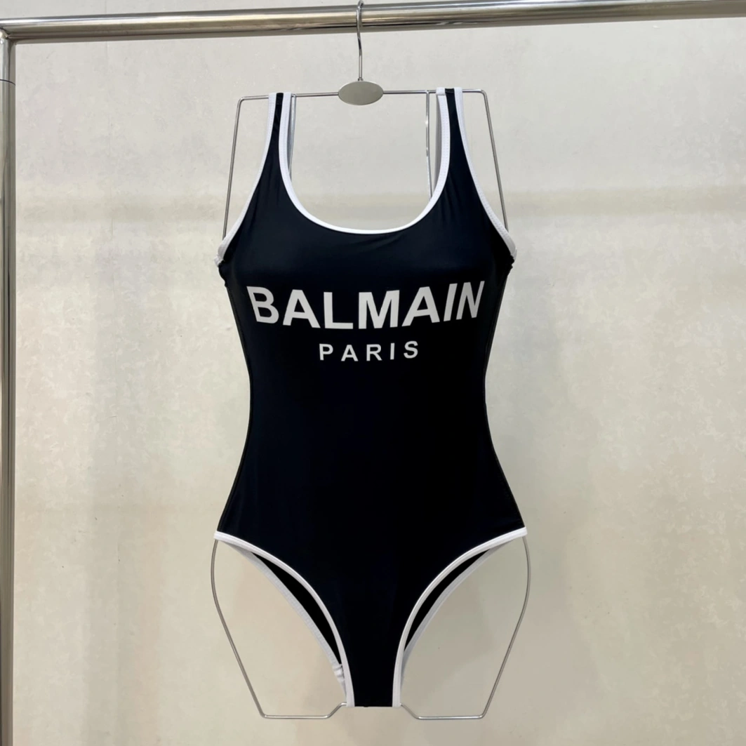 Balmain Bathing Suits Sleeveless For Women Lightweight 1006