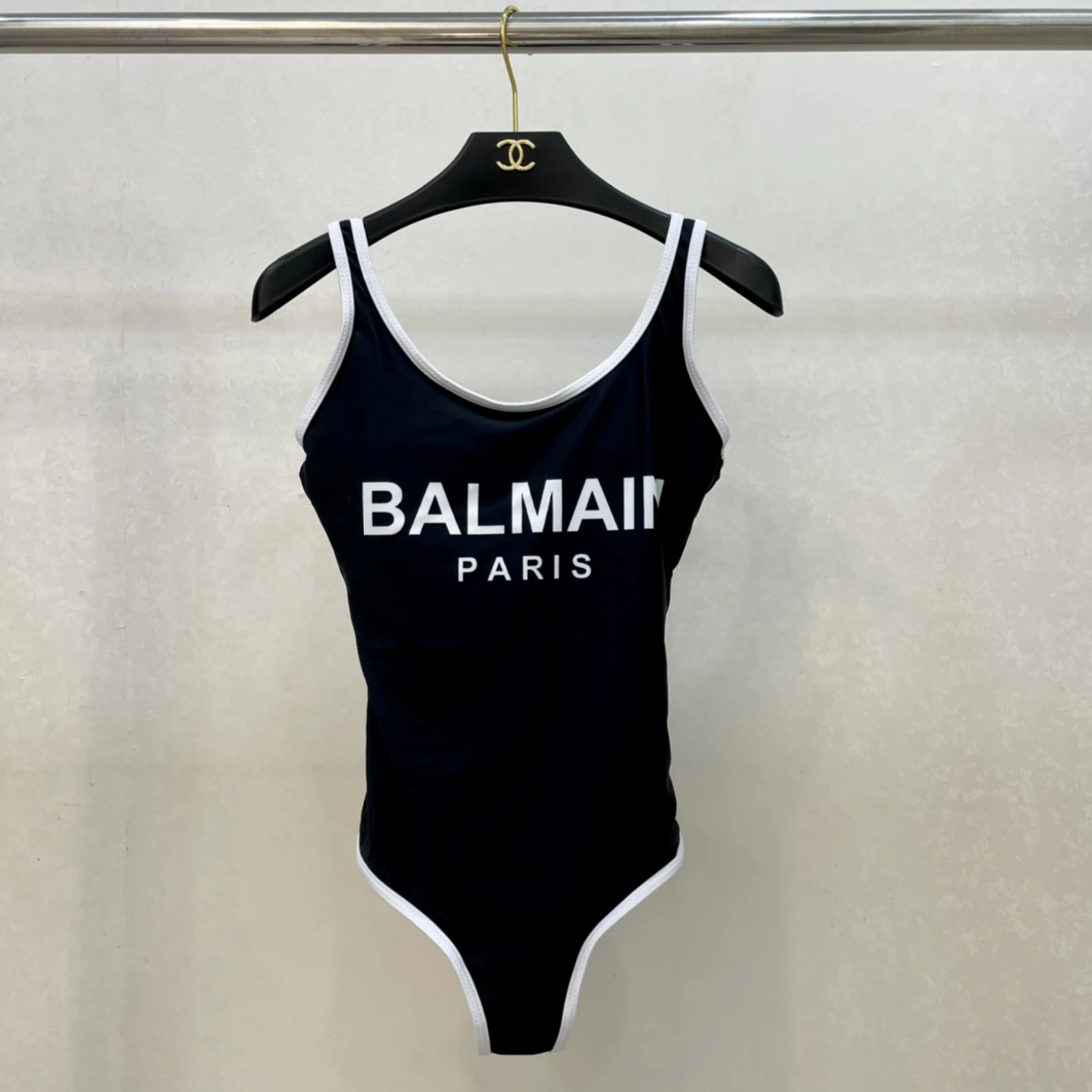 Balmain Bathing Suits Sleeveless For Women Lightweight 1006