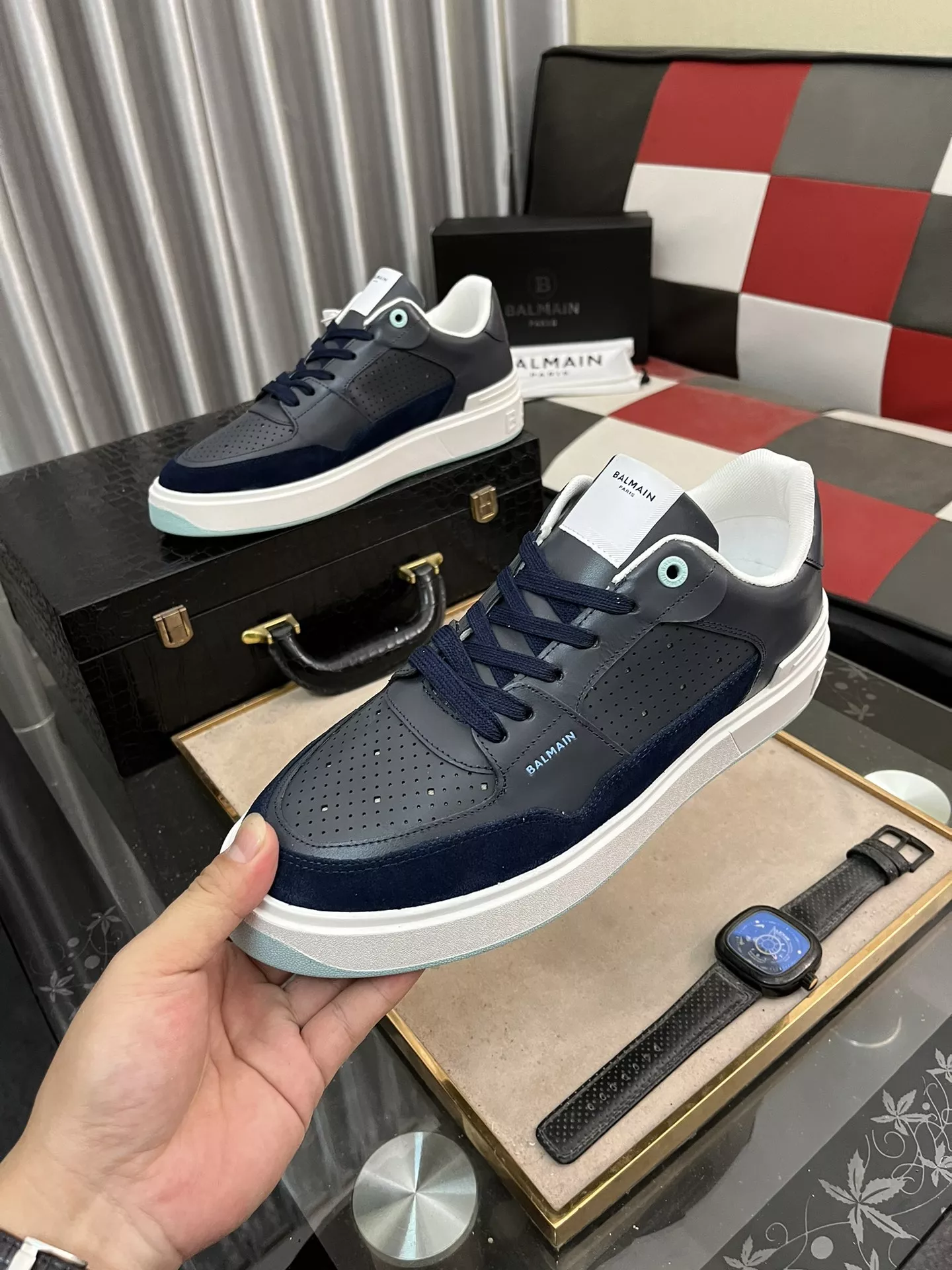 Balmain Casual Shoes For Men Affordable 9892