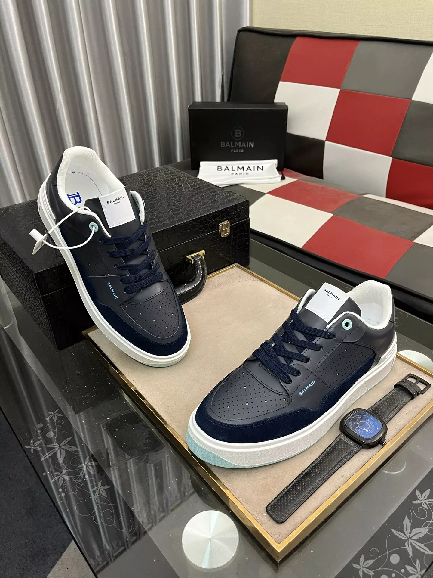 Balmain Casual Shoes For Men Affordable 9892