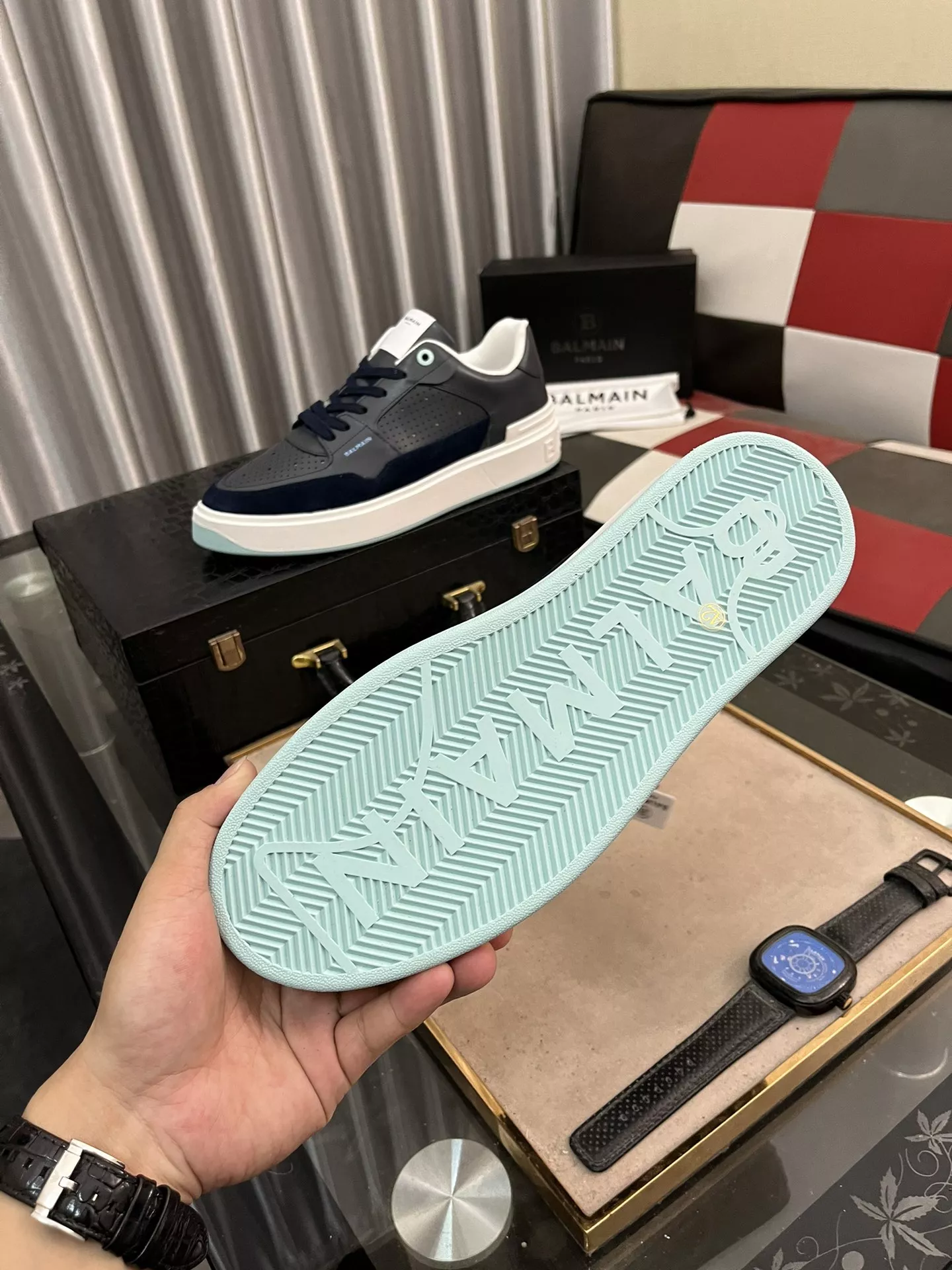 Balmain Casual Shoes For Men Affordable 9892