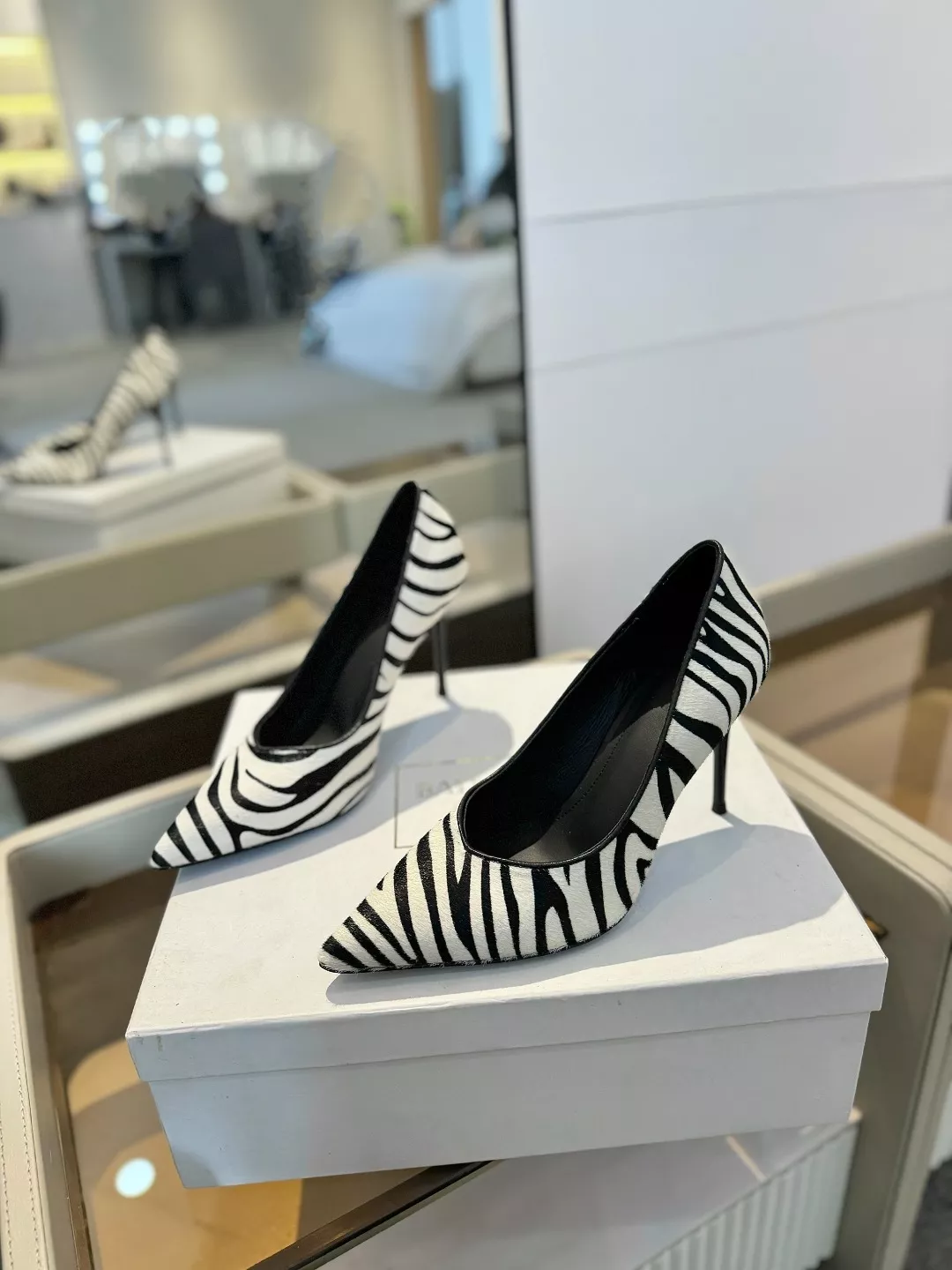 Balmain High-Heeled Shoes For Women Durable 9949