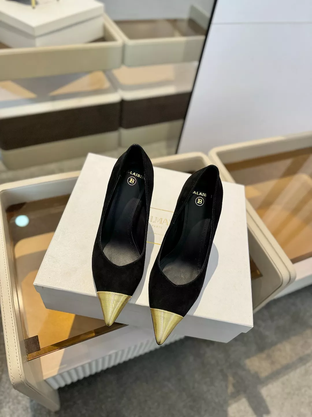 Balmain High-Heeled Shoes For Women NewStyle 2039
