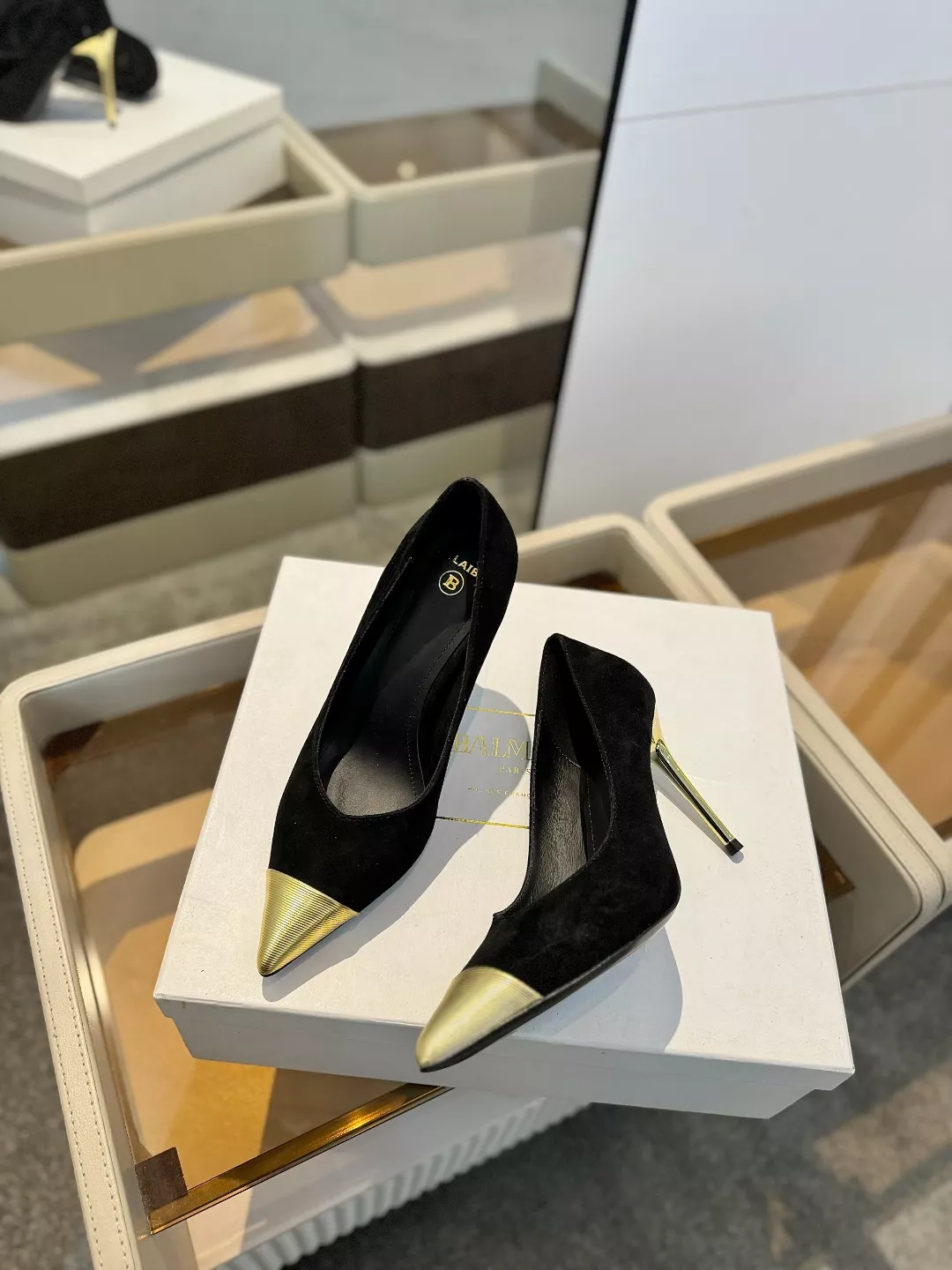 Balmain High-Heeled Shoes For Women NewStyle 2039