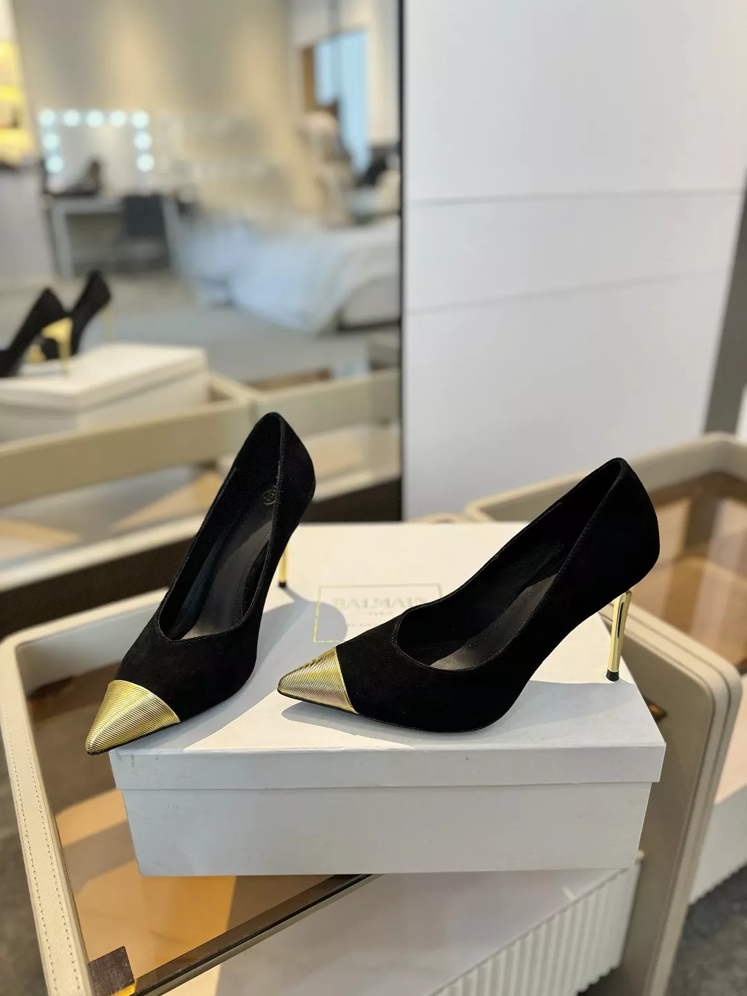 Balmain High-Heeled Shoes For Women NewStyle 2039