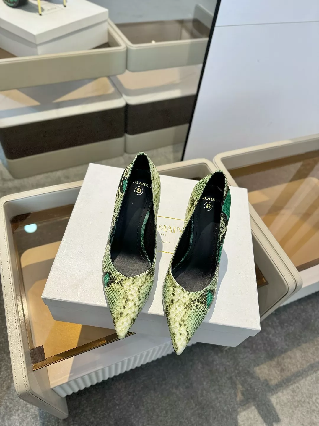 Balmain High-Heeled Shoes For Women Popular 3342