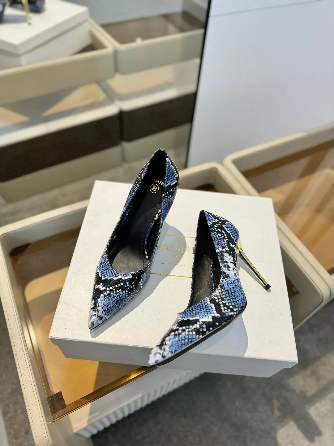 Balmain High-Heeled Shoes For Women Trendy 7209