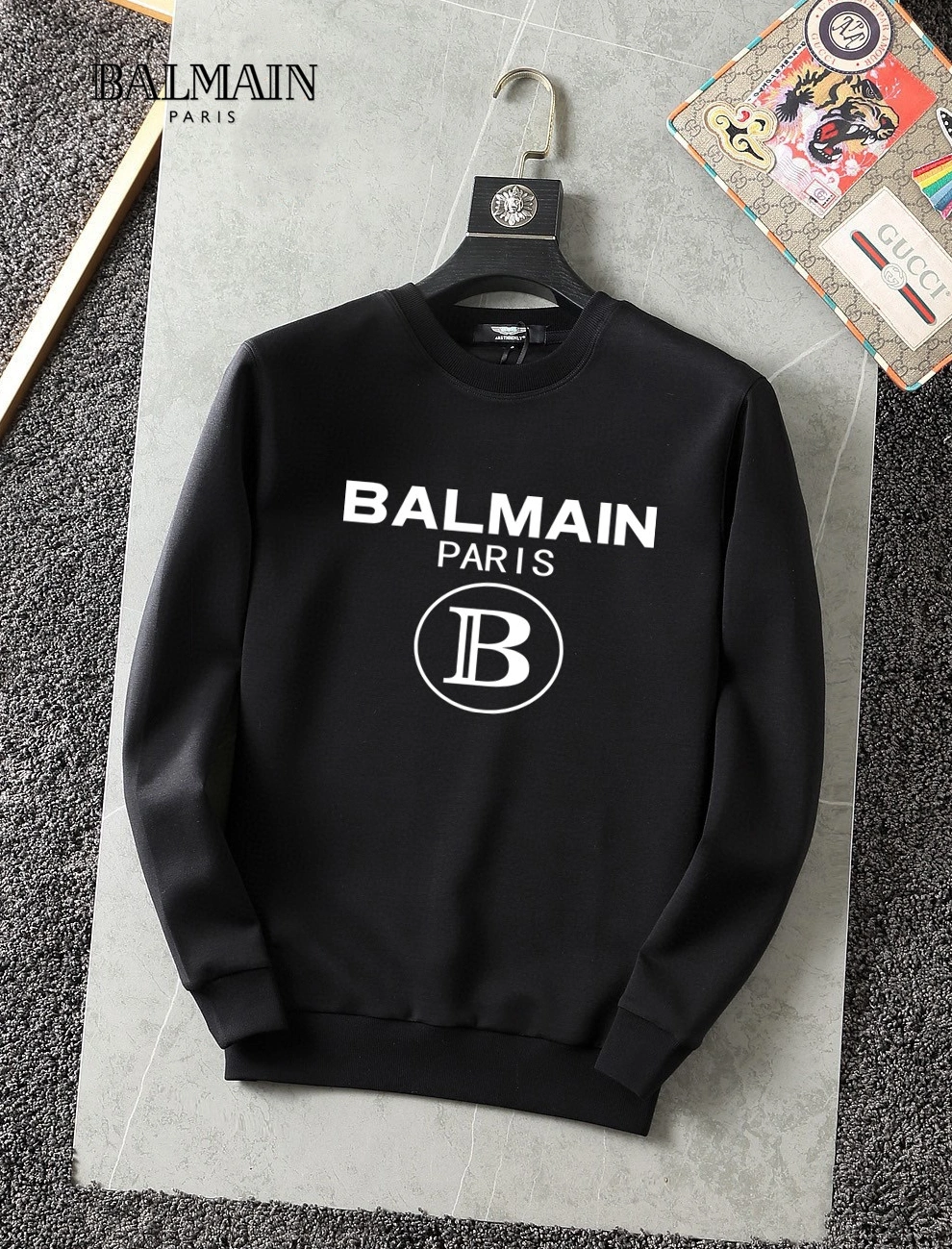 Balmain Hoodies Long Sleeved For Men EyeCatching 6734