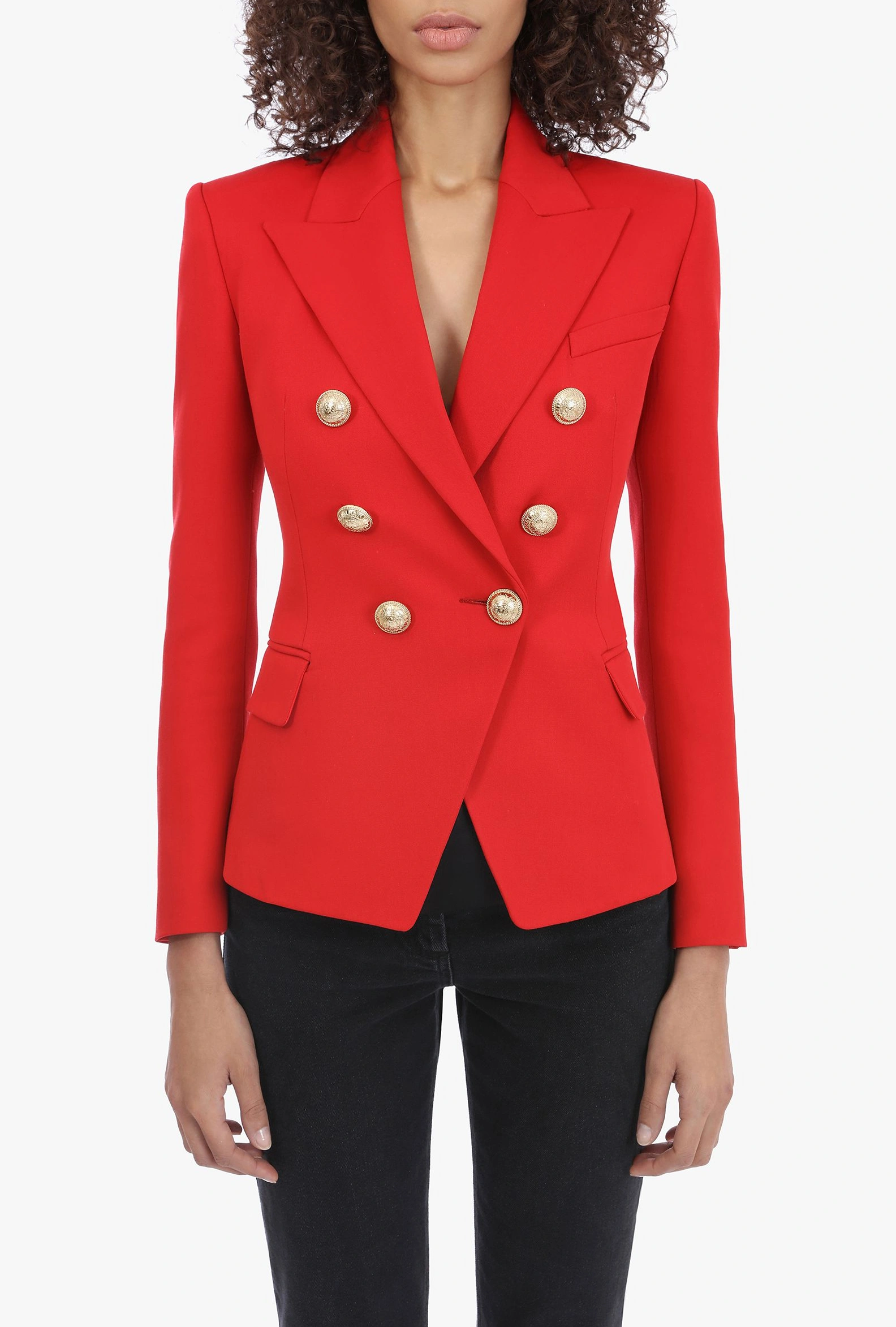 Balmain Jackets Long Sleeved For Women Stylish 5727