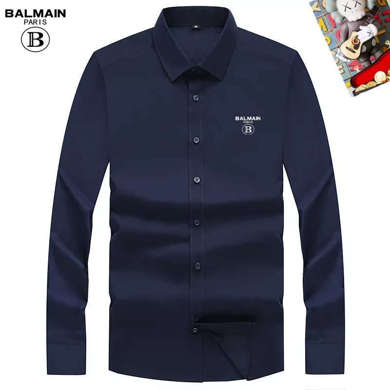 Balmain Shirts Long Sleeved For Men Breathable 5903
