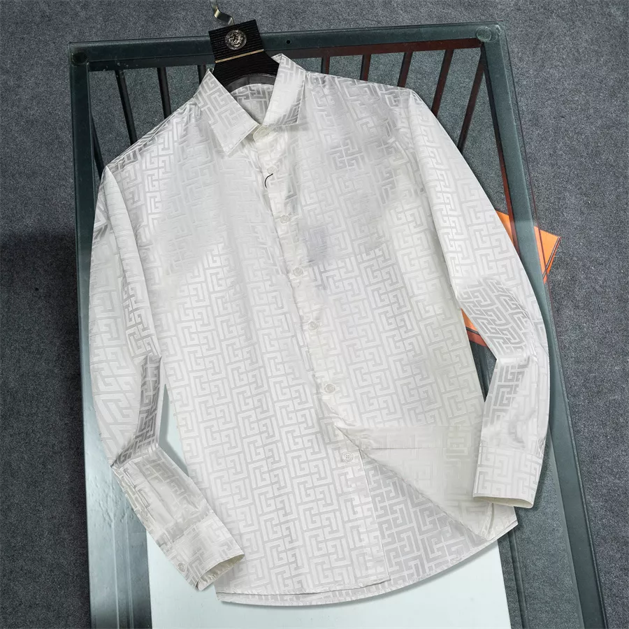 Balmain Shirts Long Sleeved For Men Cozy 560