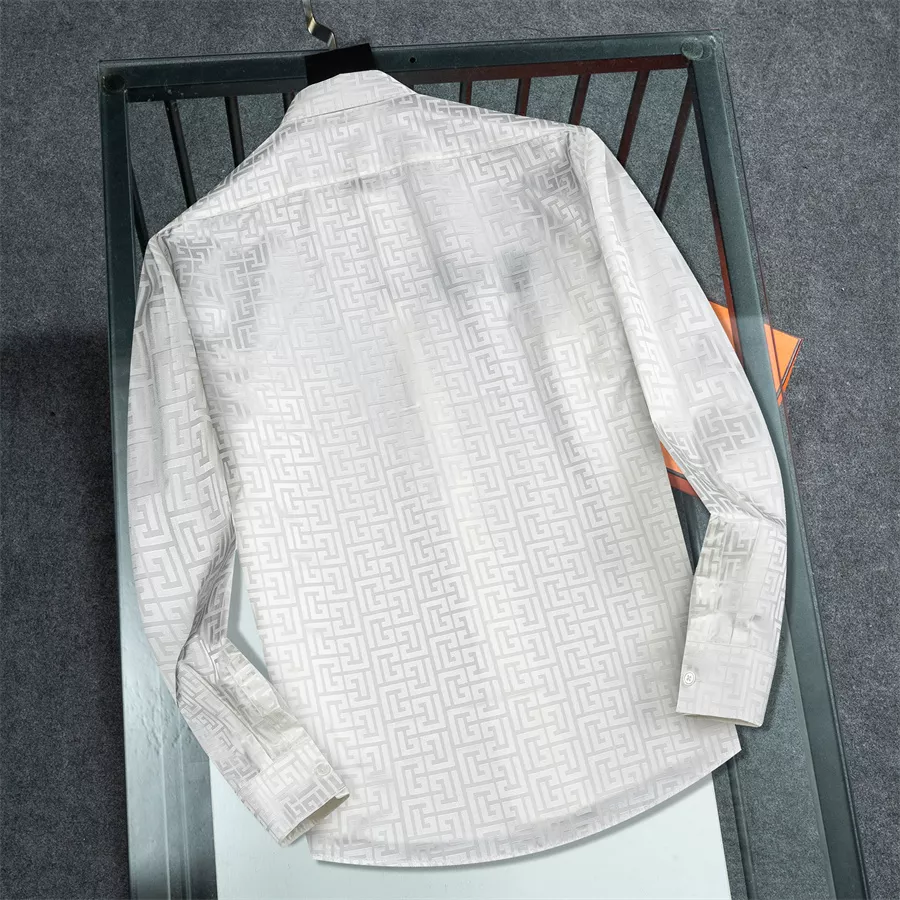 Balmain Shirts Long Sleeved For Men Cozy 560