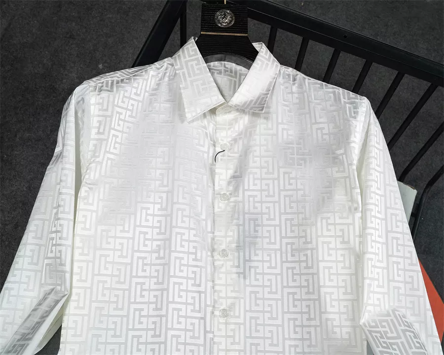 Balmain Shirts Long Sleeved For Men Cozy 560