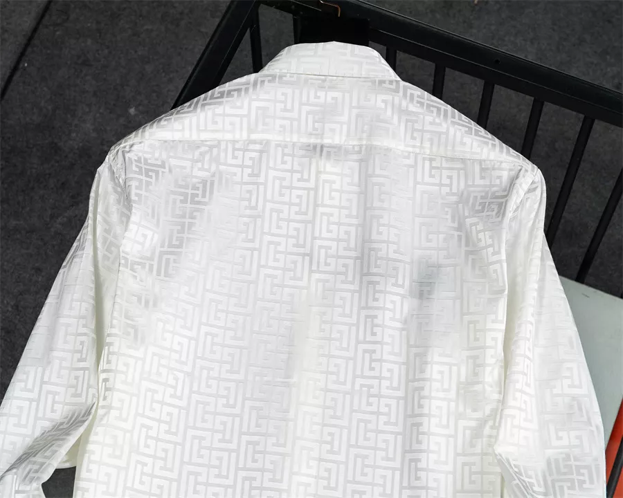 Balmain Shirts Long Sleeved For Men Cozy 560