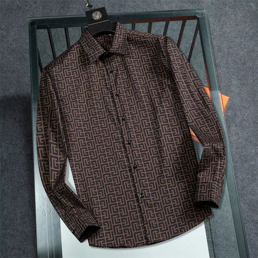 Balmain Shirts Long Sleeved For Men EyeCatching 533