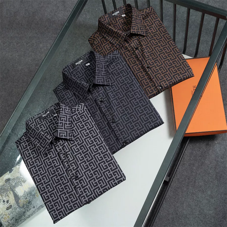 Balmain Shirts Long Sleeved For Men Refined 830