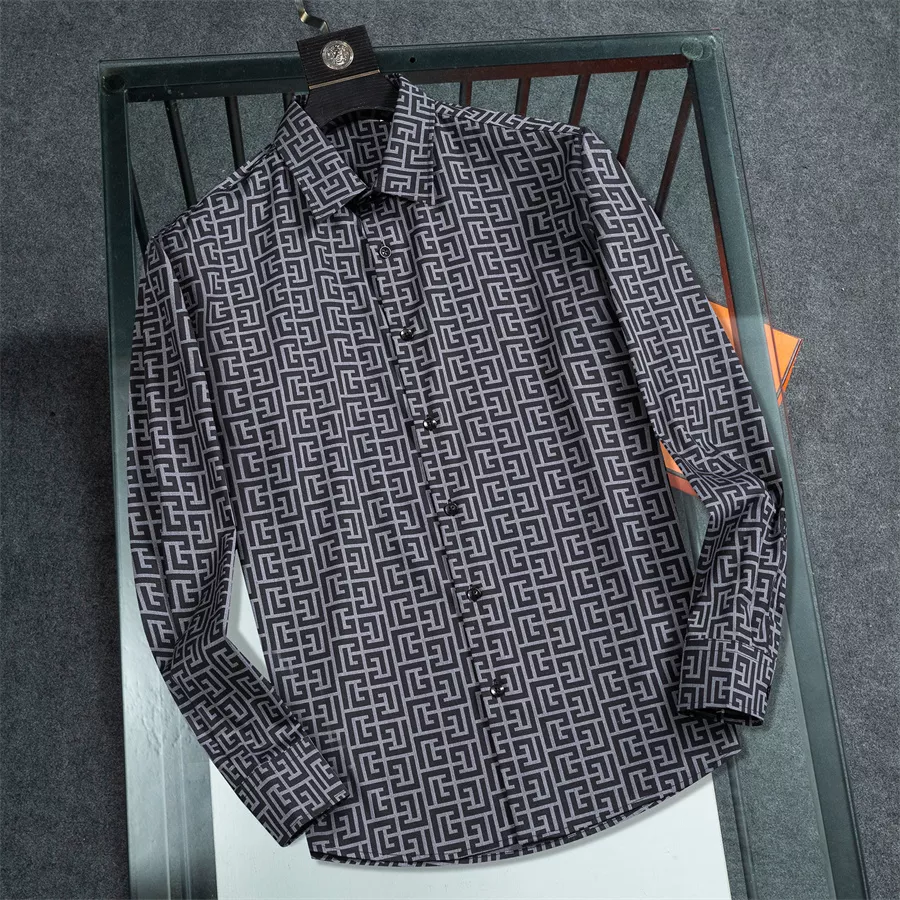 Balmain Shirts Long Sleeved For Men Trendy 5742
