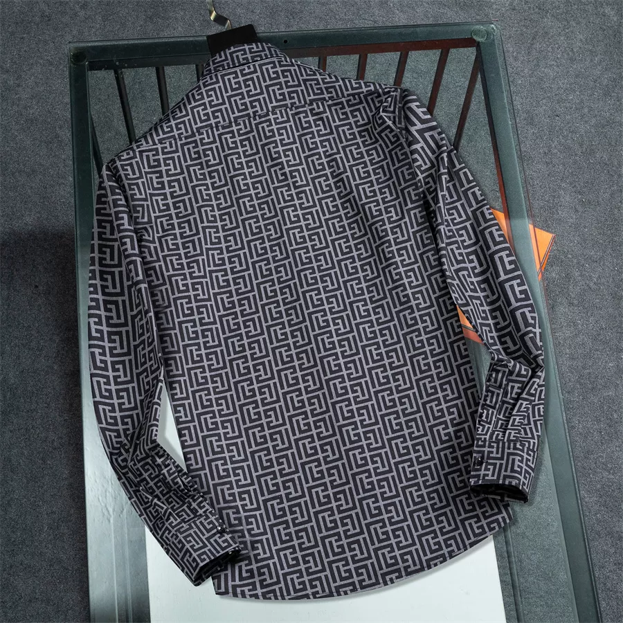 Balmain Shirts Long Sleeved For Men Trendy 5742