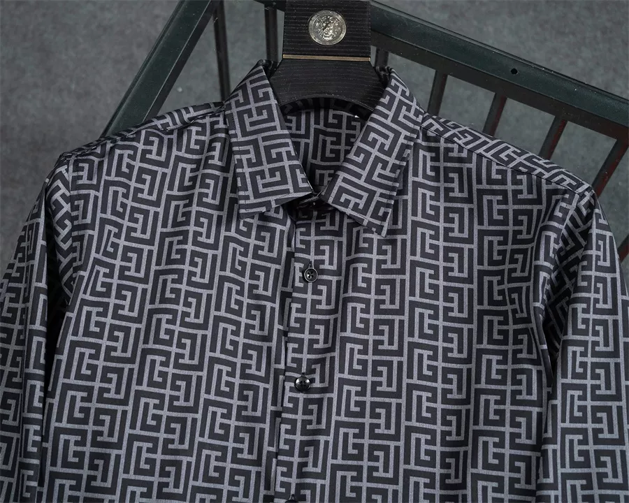 Balmain Shirts Long Sleeved For Men Trendy 5742