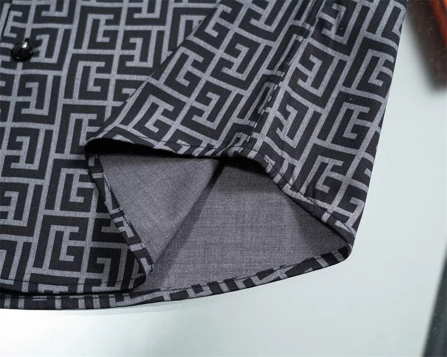 Balmain Shirts Long Sleeved For Men Trendy 5742