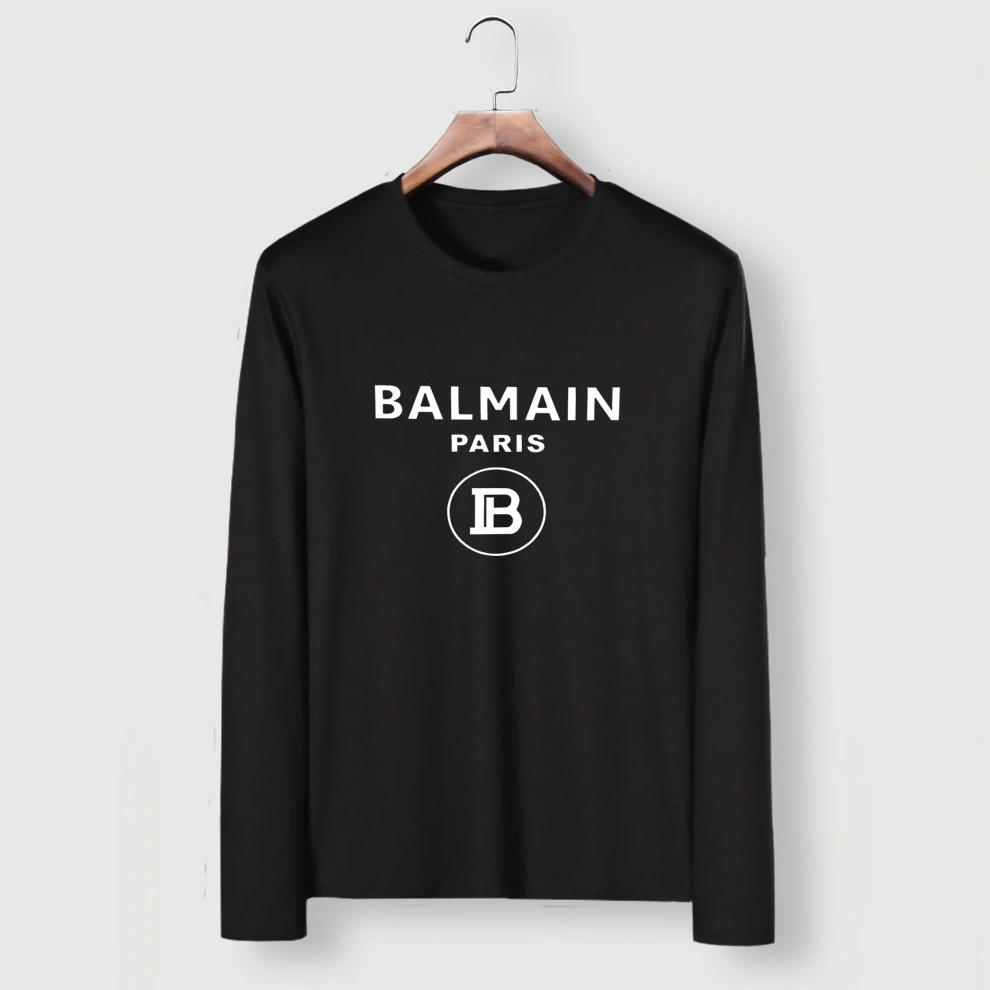 Balmain T-Shirts Long Sleeved For Men Flexible 4680
