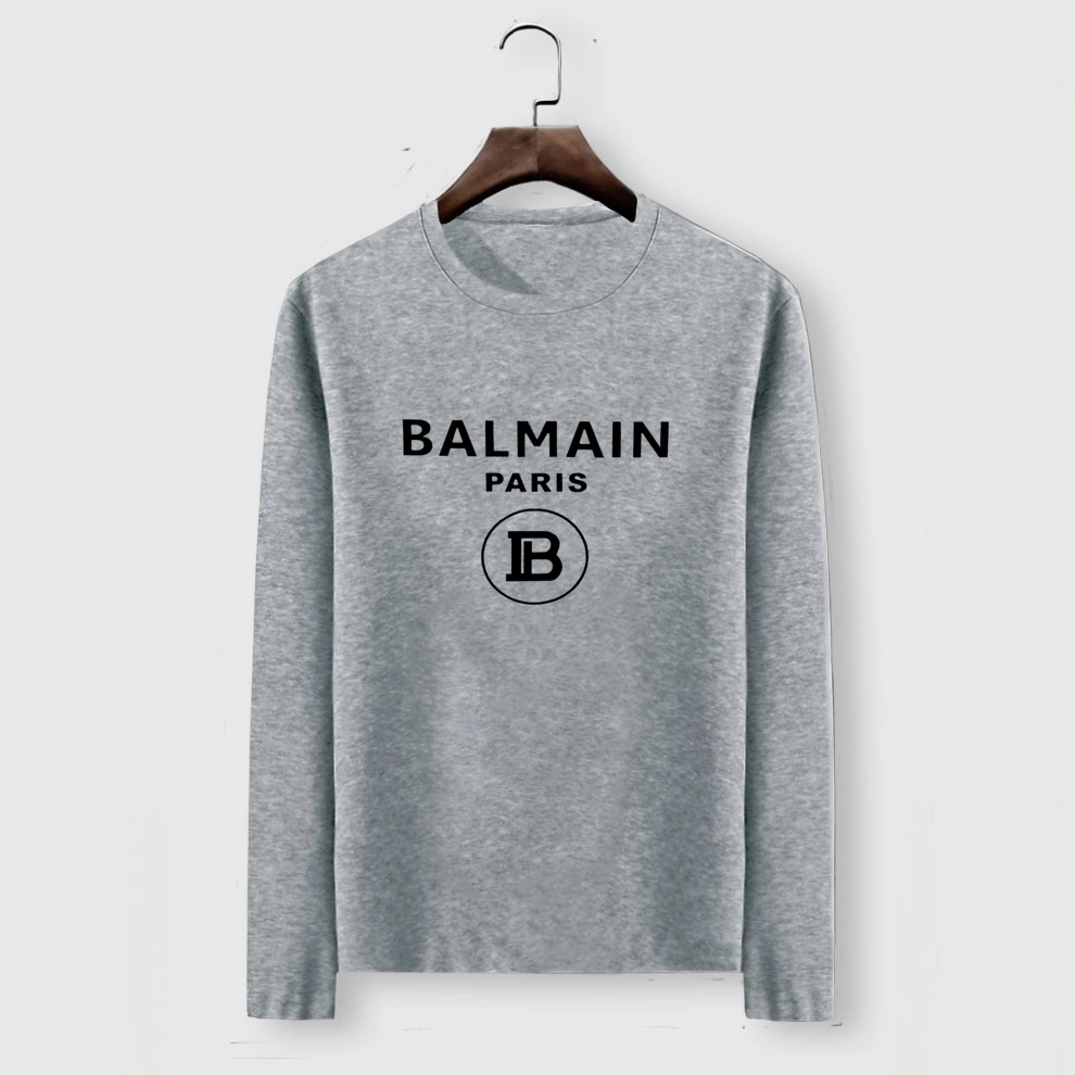 Balmain T-Shirts Long Sleeved For Men Refined 6272