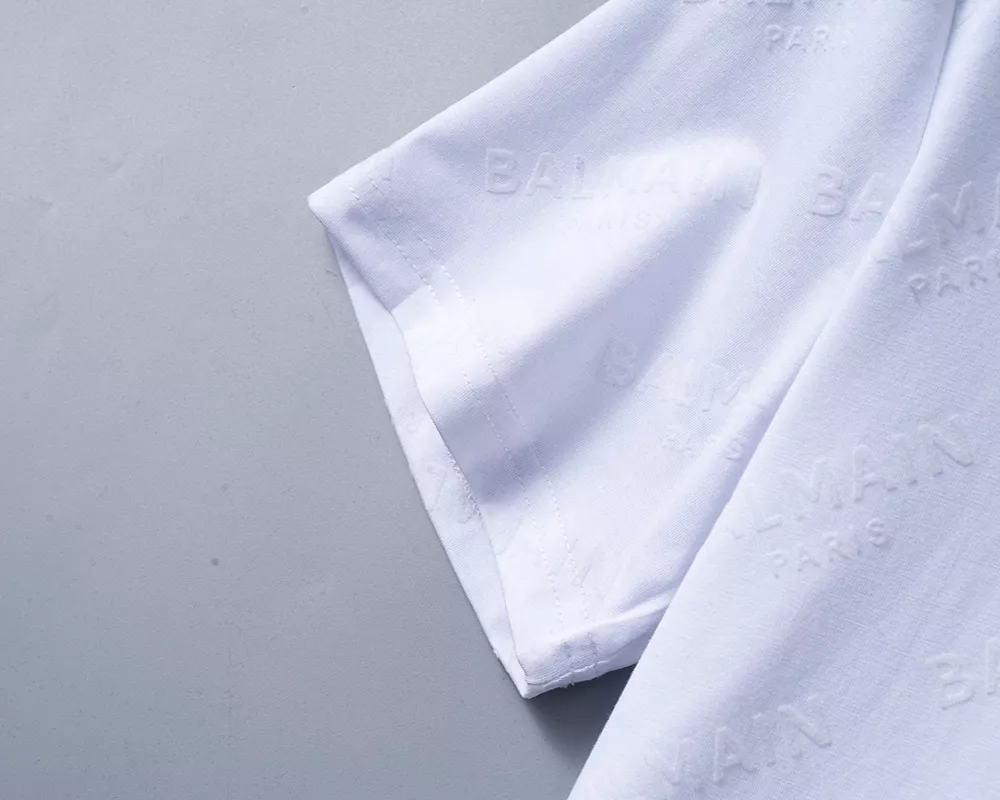 Balmain T-Shirts Short Sleeved For Men Lightweight 5320