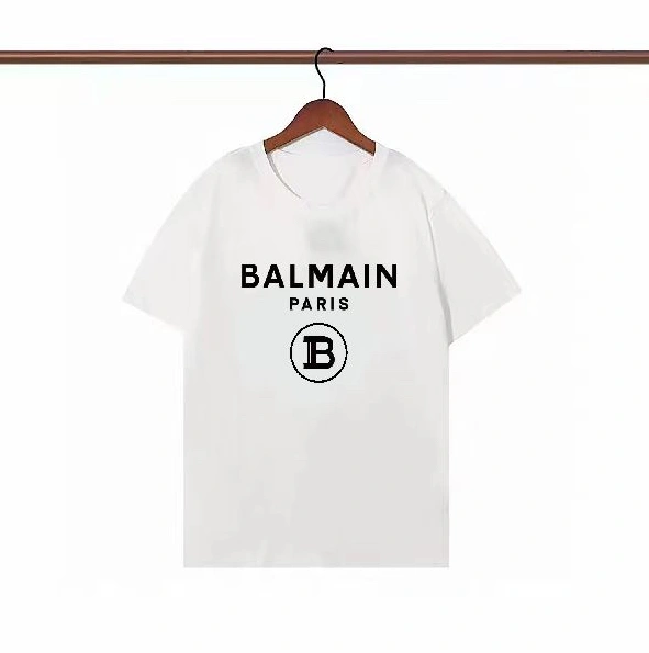 Balmain T-Shirts Short Sleeved For Men Minimalist 9372