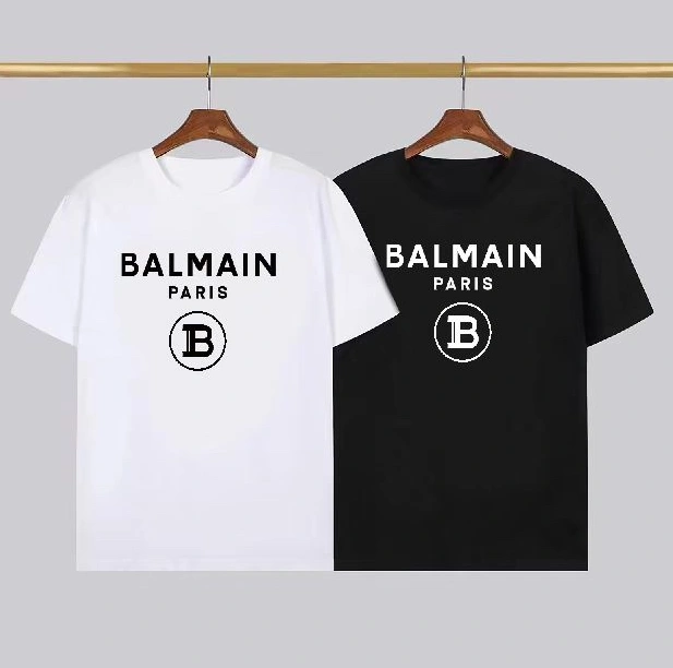 Balmain T-Shirts Short Sleeved For Men Minimalist 9372