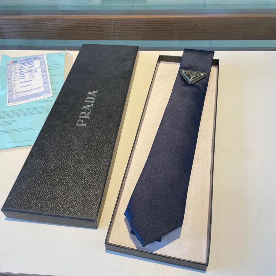 BestValue 1905 Prada Necktie In Navy For Men
