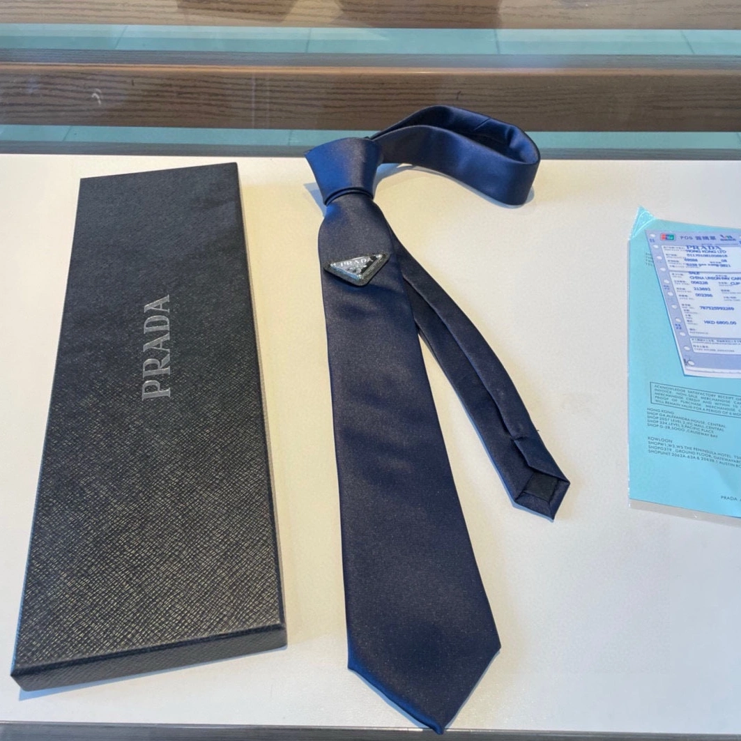 BestValue 1905 Prada Necktie In Navy For Men