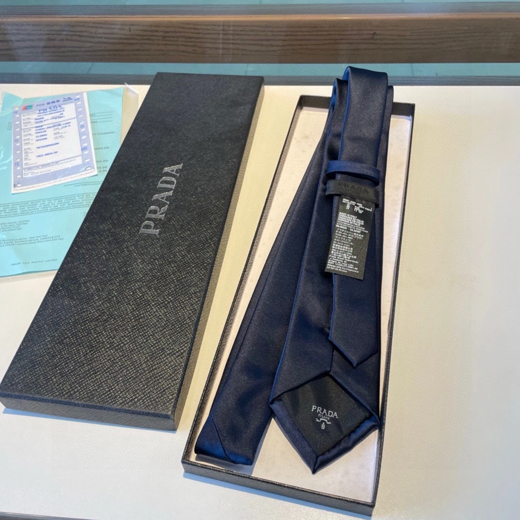 BestValue 1905 Prada Necktie In Navy For Men