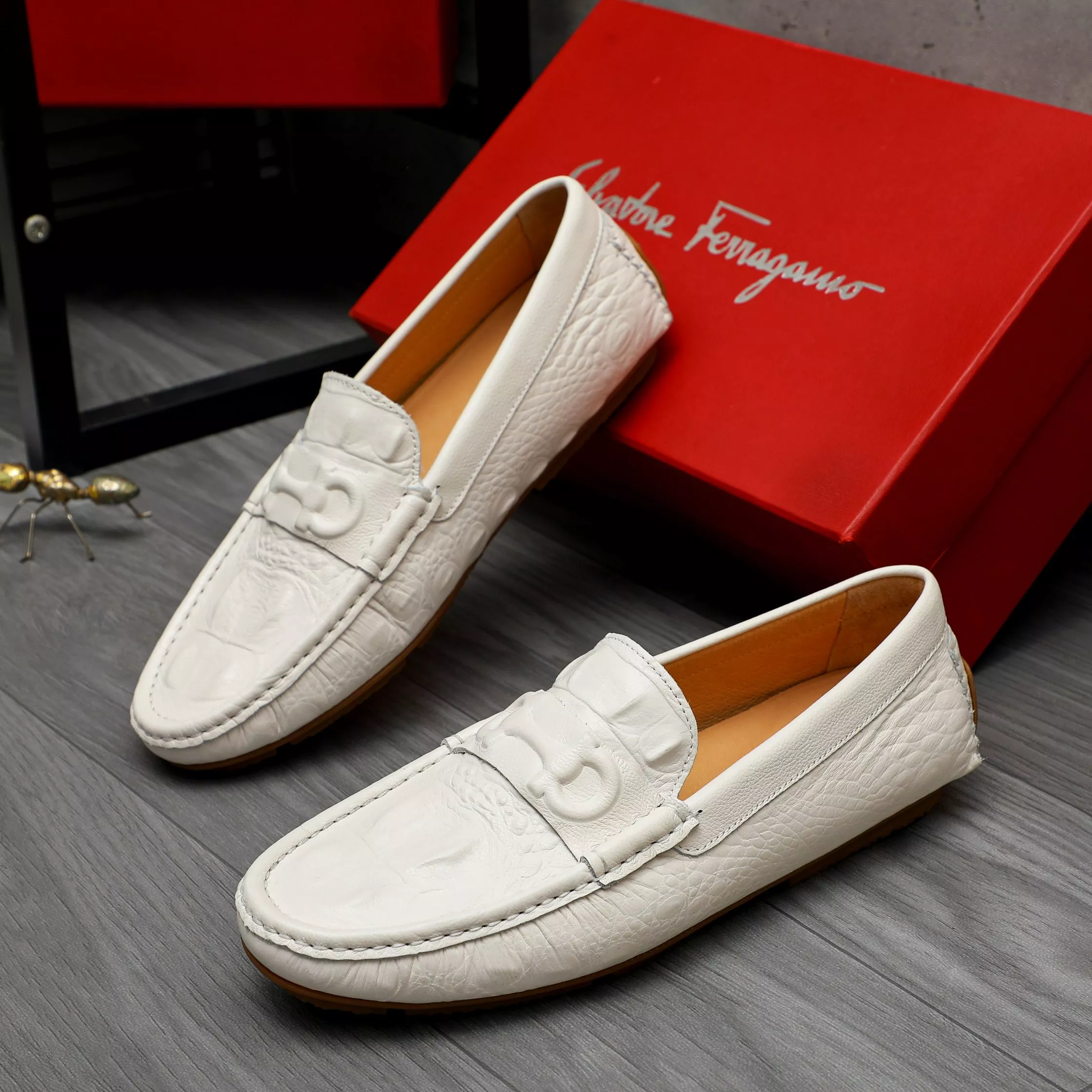 BestValue 2760 Salvatore Ferragamo Leather Shoes For Men