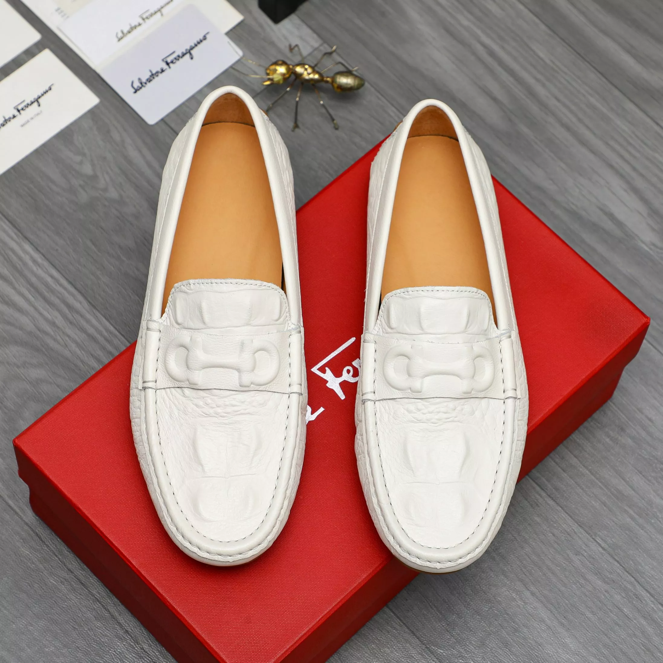 BestValue 2760 Salvatore Ferragamo Leather Shoes For Men