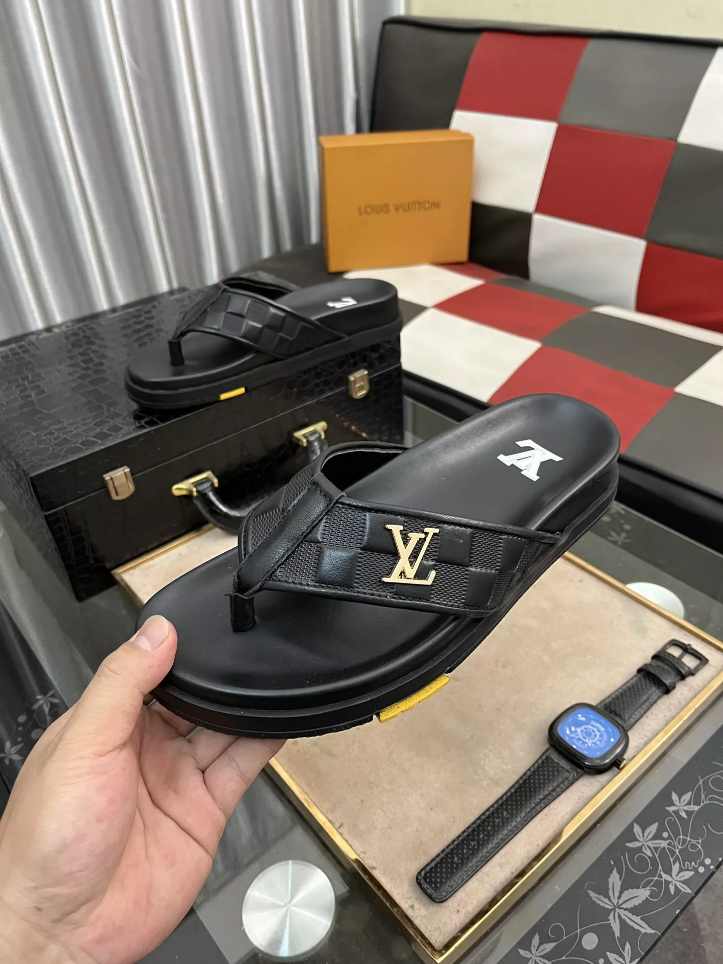 BestValue 4175 Louis Vuitton Slippers For Men