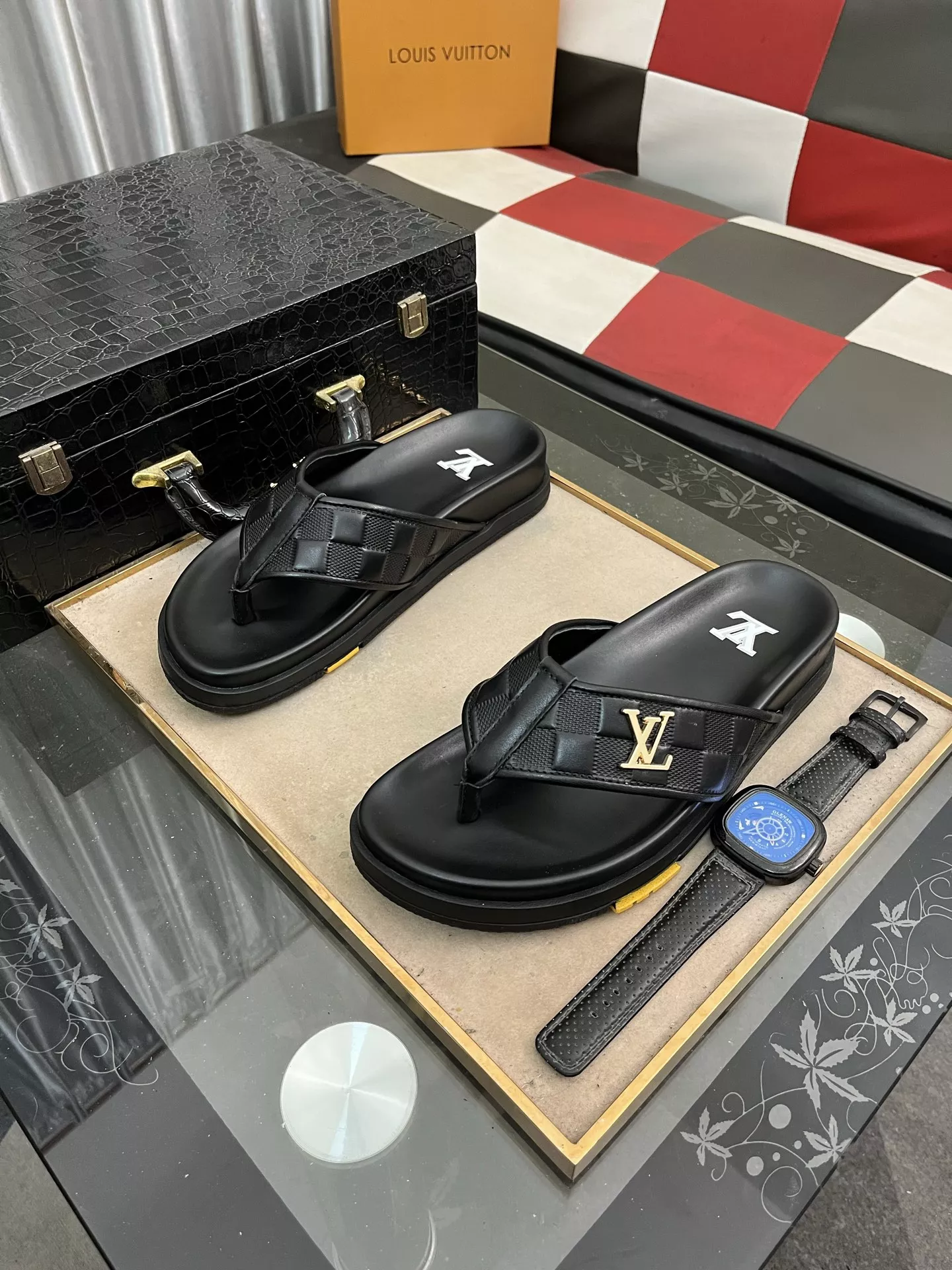 BestValue 4175 Louis Vuitton Slippers For Men