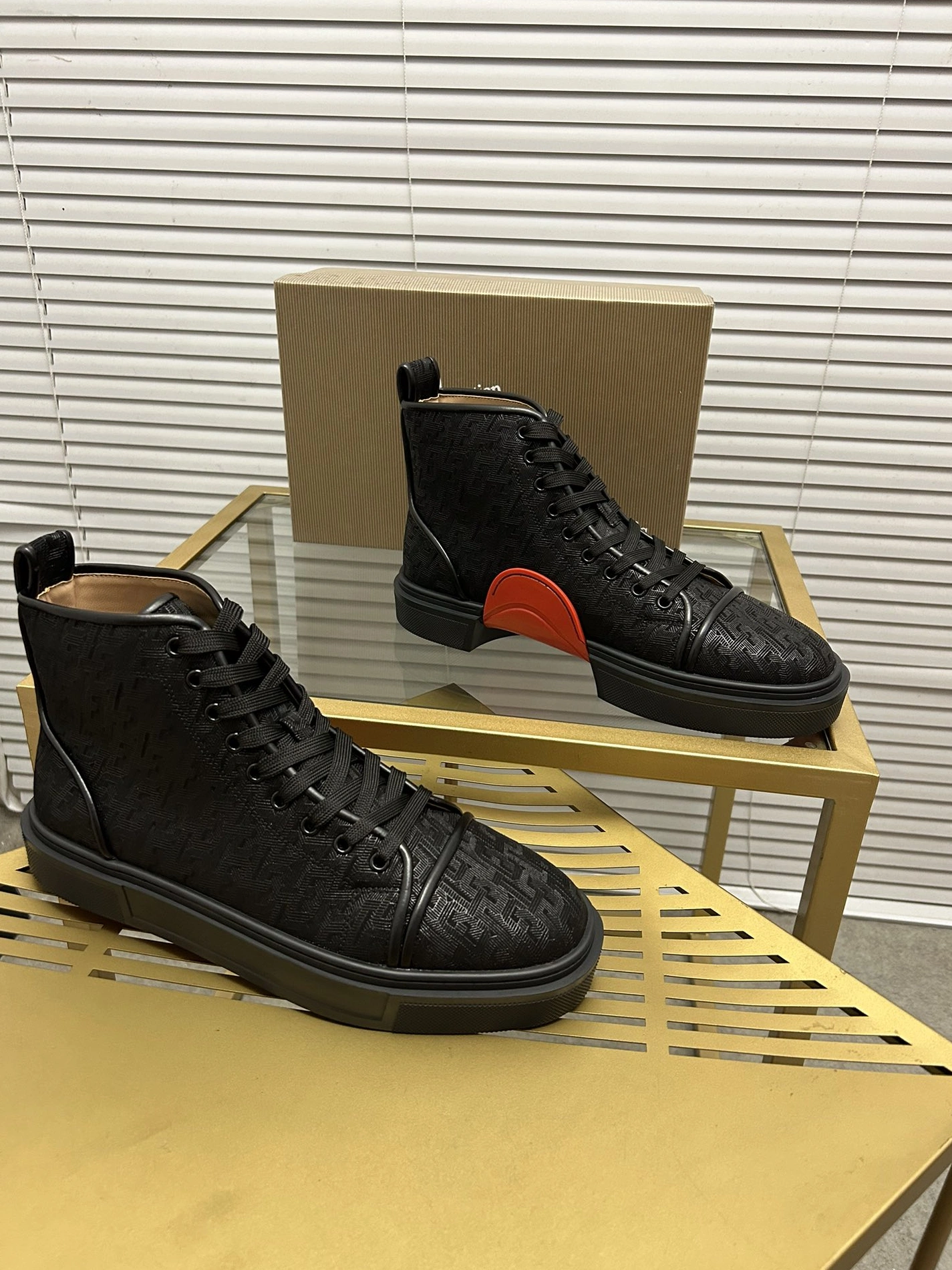 BestValue 422 Christian Louboutin High Top Shoes For Men