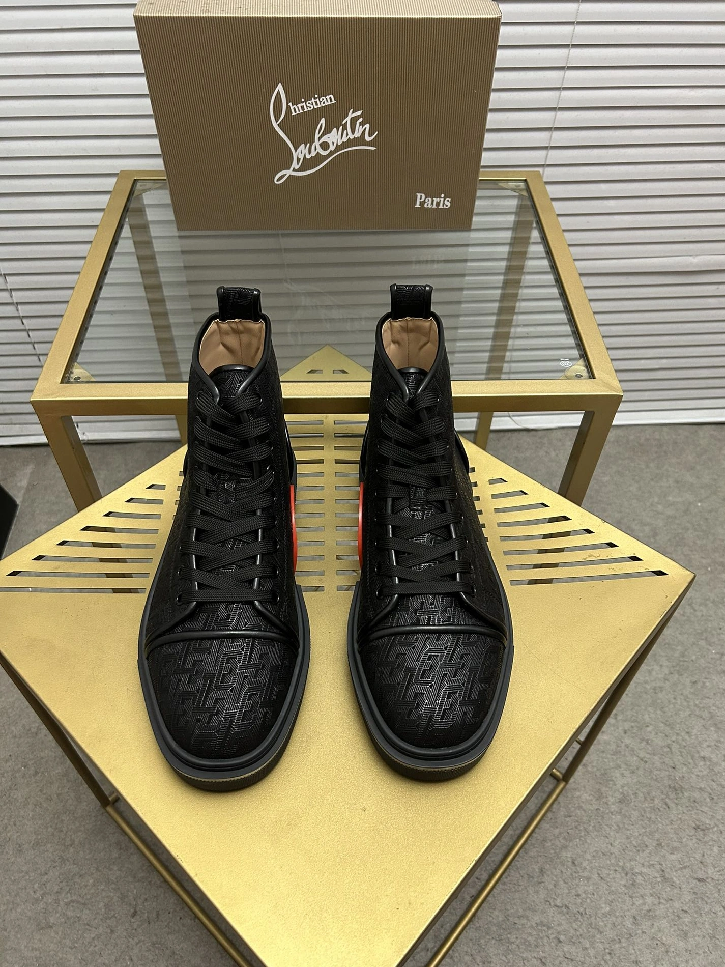 BestValue 422 Christian Louboutin High Top Shoes For Men