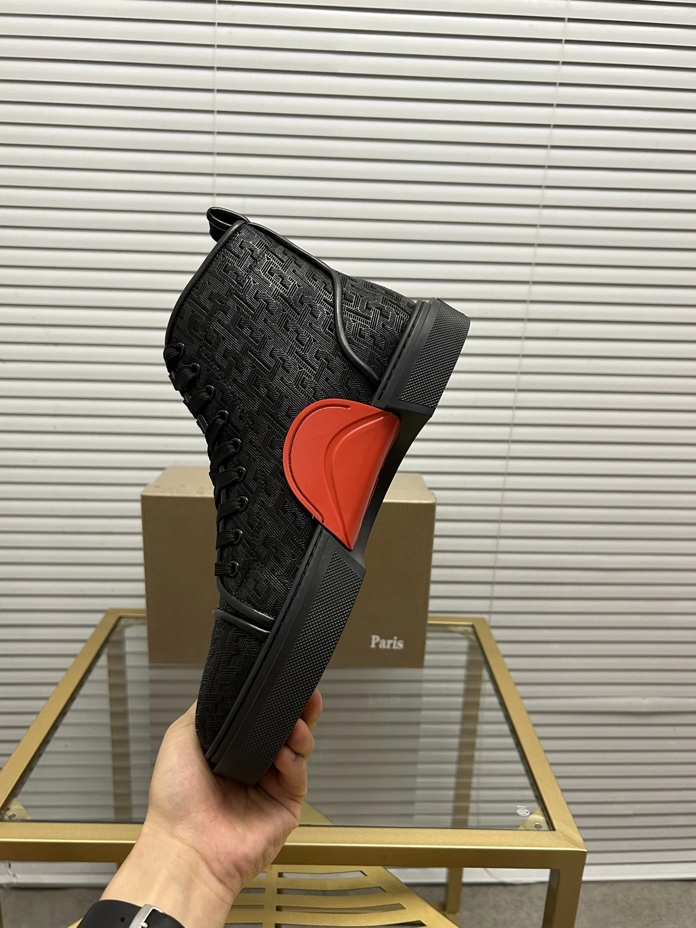 BestValue 422 Christian Louboutin High Top Shoes For Men