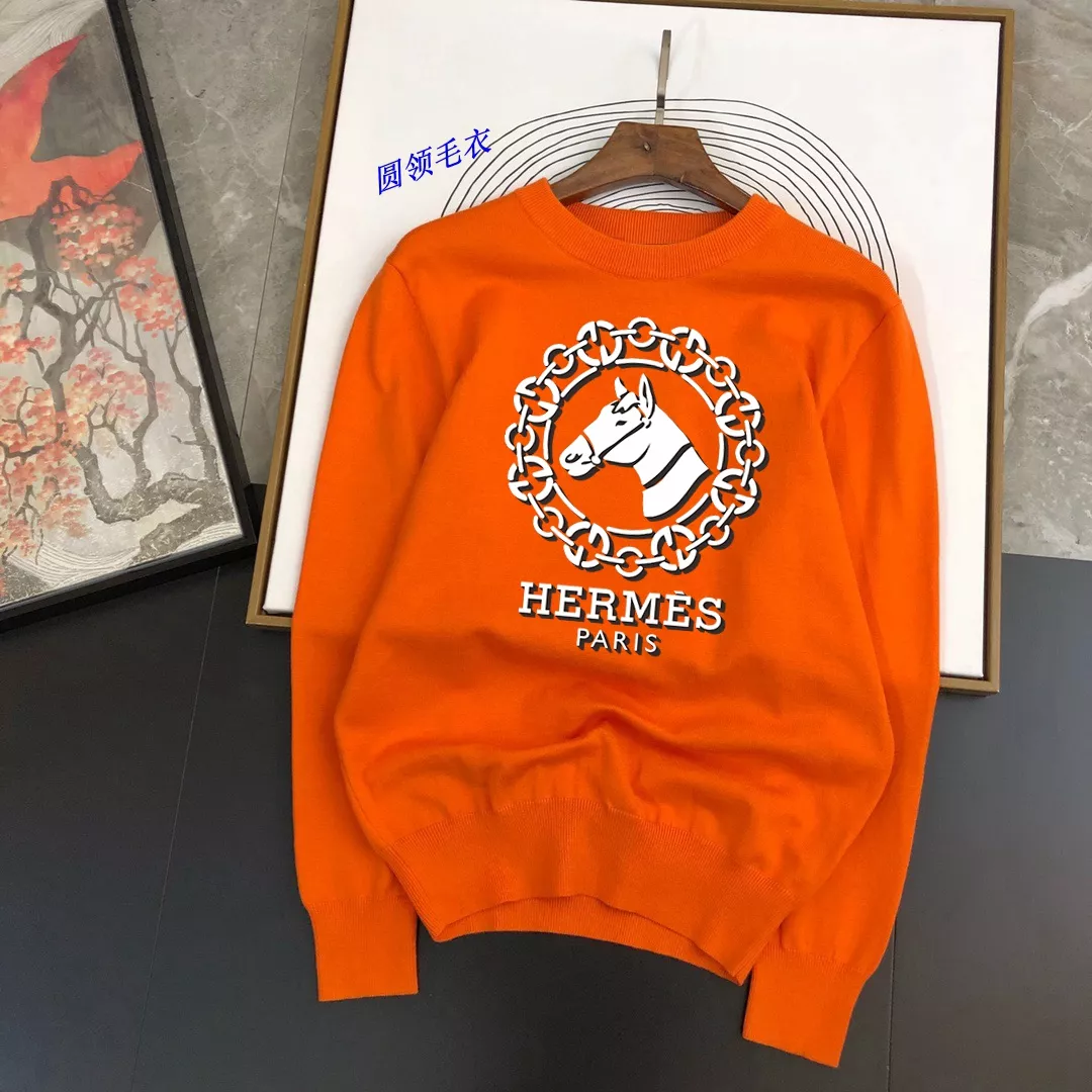 BestValue 4526 Hermes Sweaters Long Sleeved For Men