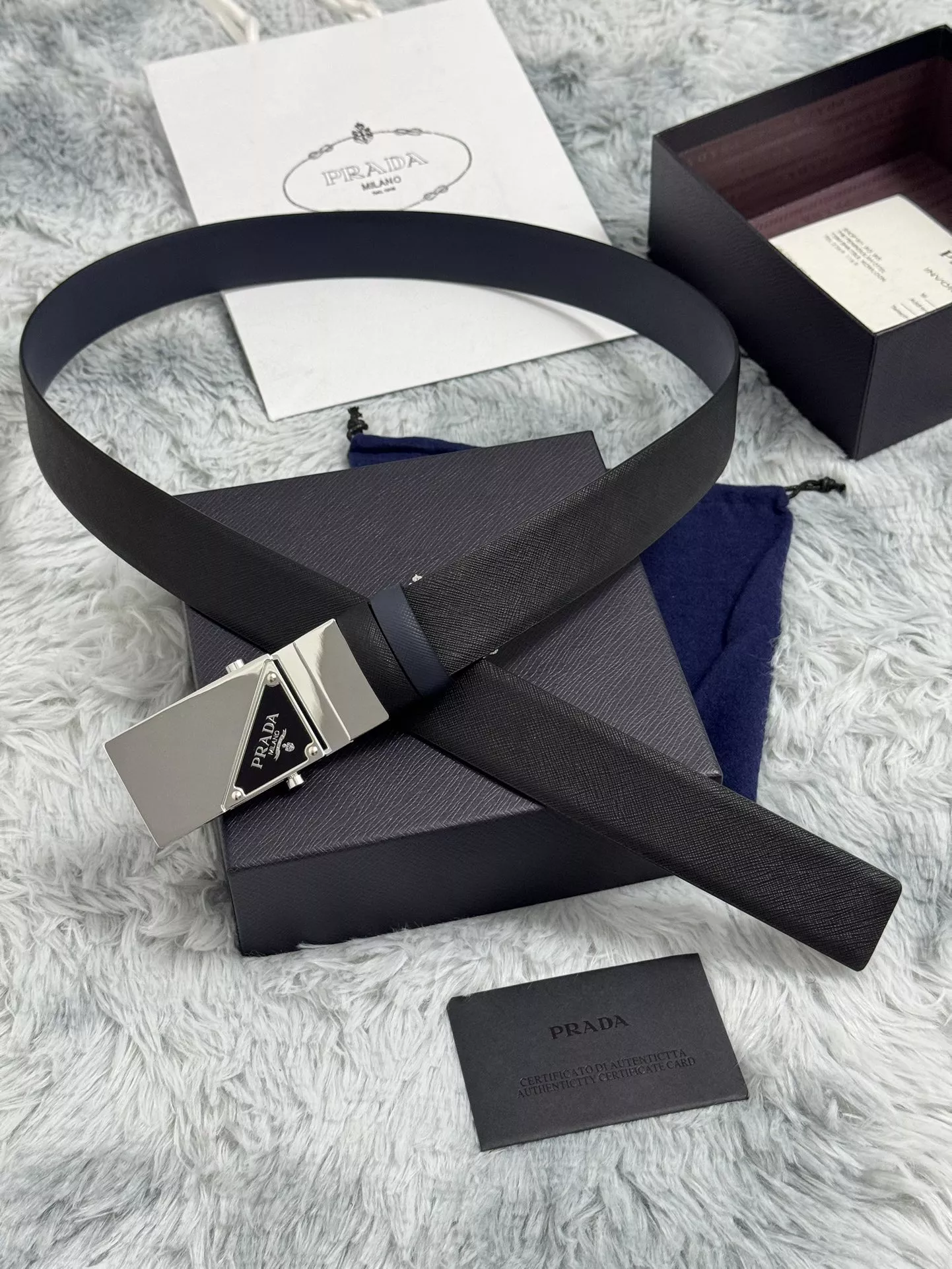 BestValue 459 Prada AAA Quality Belts In 3.5cm For Men