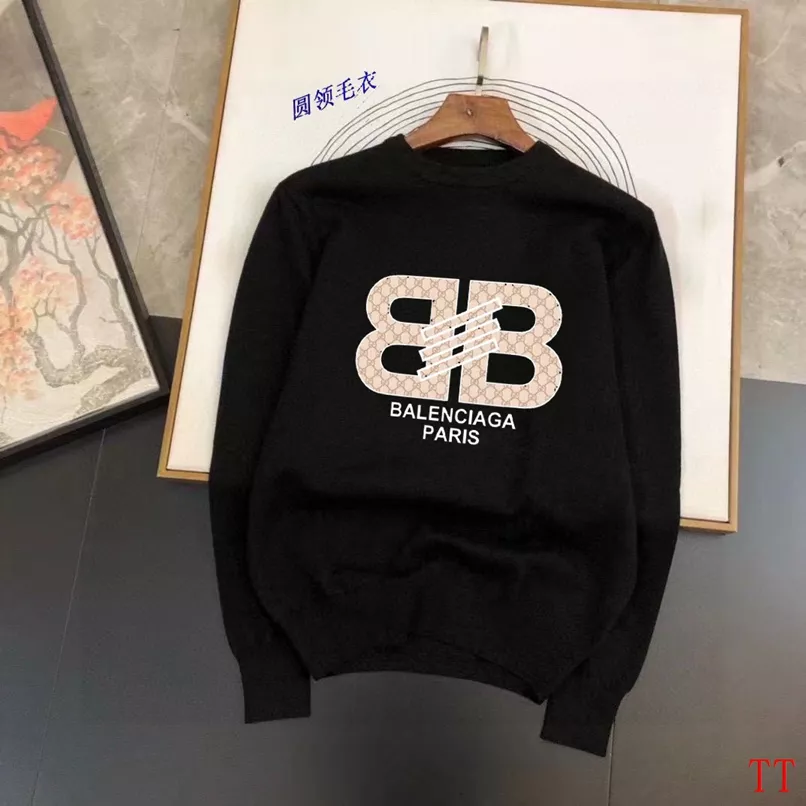 BestValue 4792 Balenciaga Sweaters Long Sleeved For Men