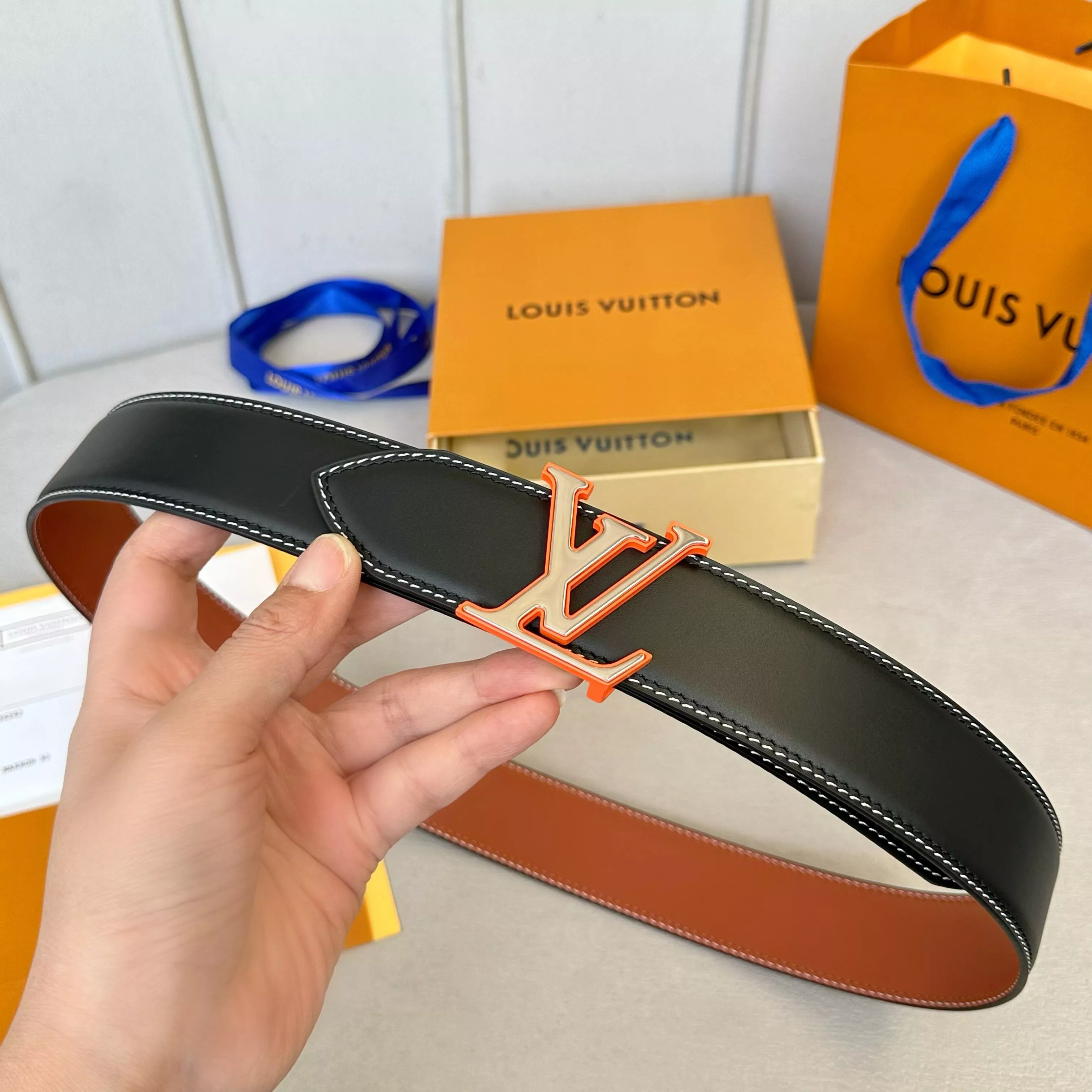 BestValue 5968 Louis Vuitton AAA Quality Belts In 4.0cm For Men