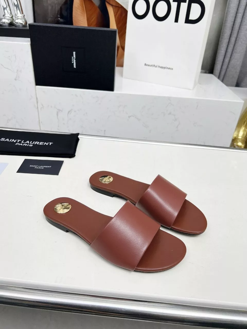 BestValue 6026 Yves Saint Laurent YSL Slippers For Women