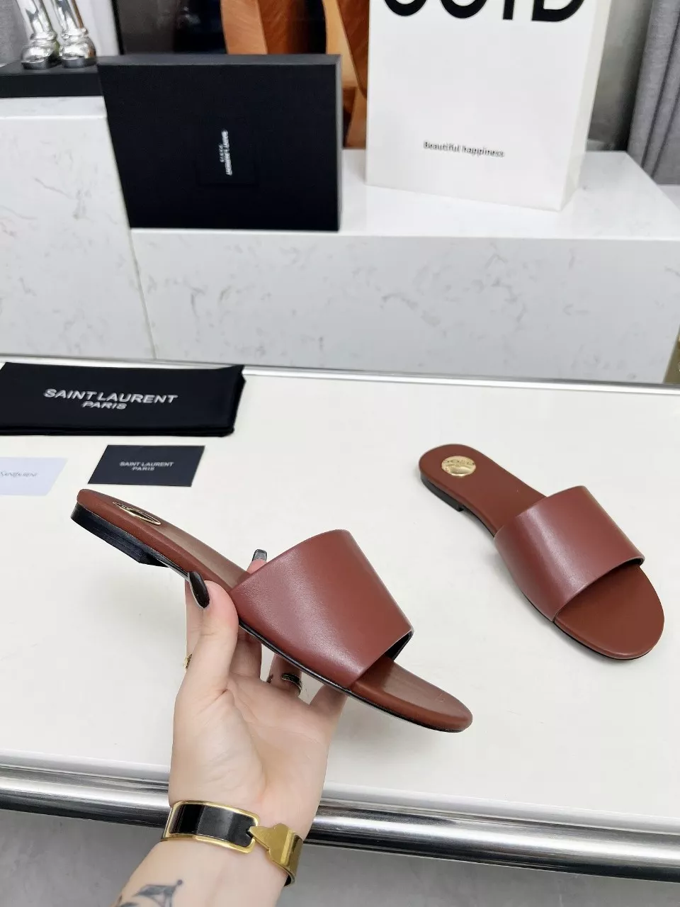 BestValue 6026 Yves Saint Laurent YSL Slippers For Women