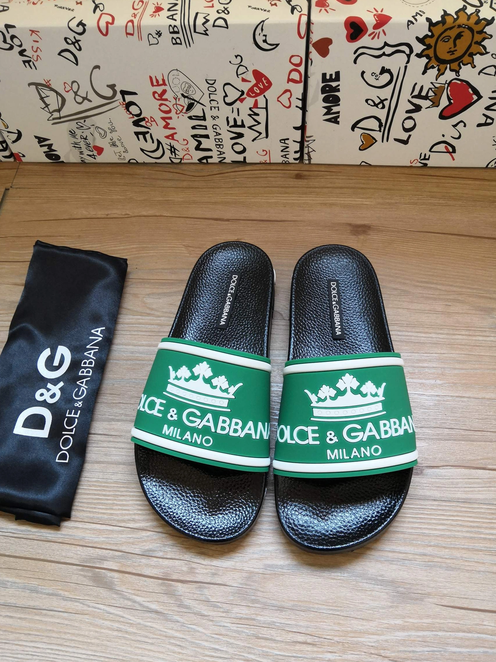 BestValue 6186 Dolce & Gabbana D&G Slippers For Men
