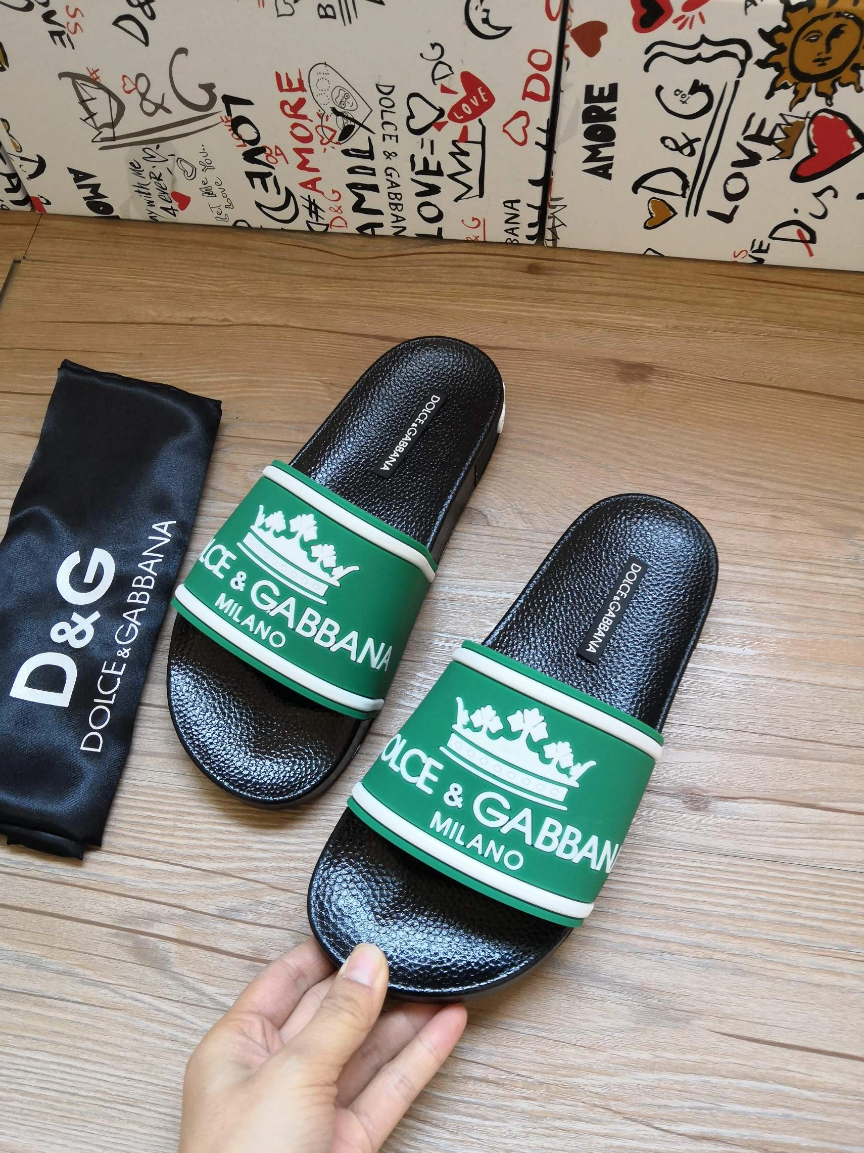 BestValue 6186 Dolce & Gabbana D&G Slippers For Men