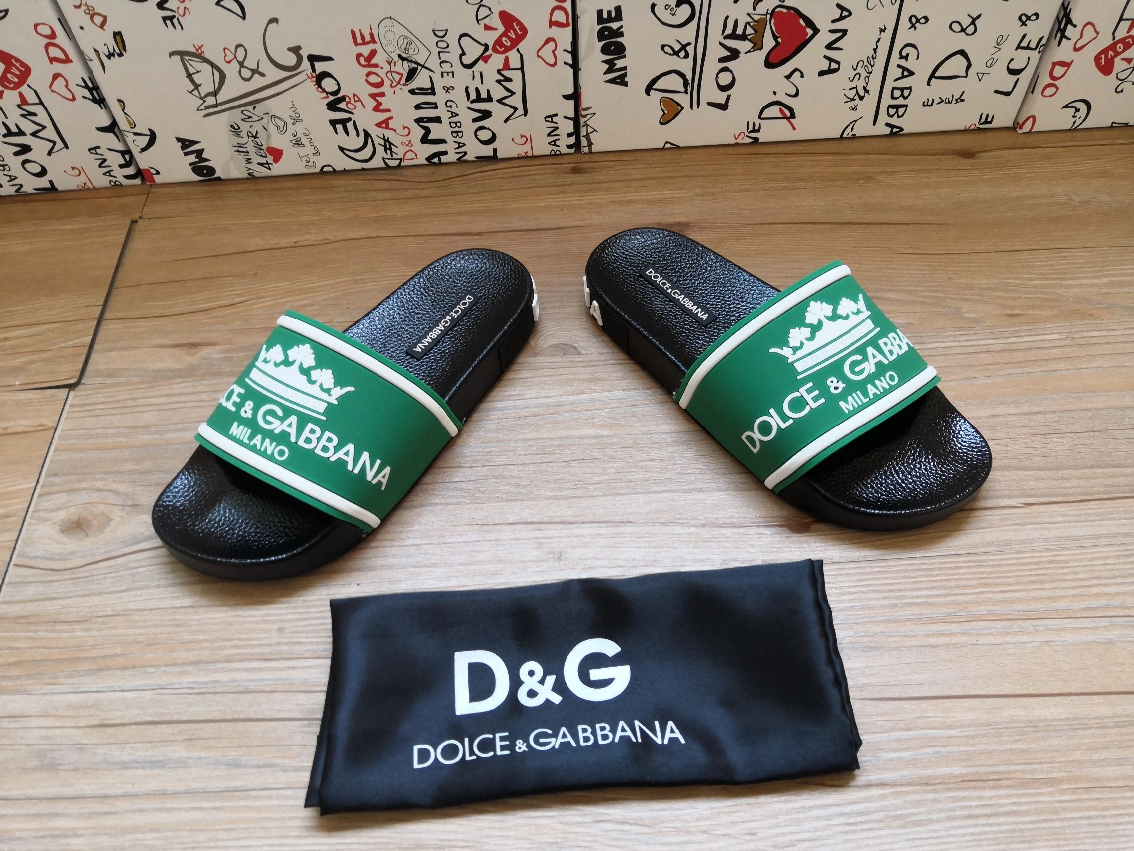 BestValue 6186 Dolce & Gabbana D&G Slippers For Men