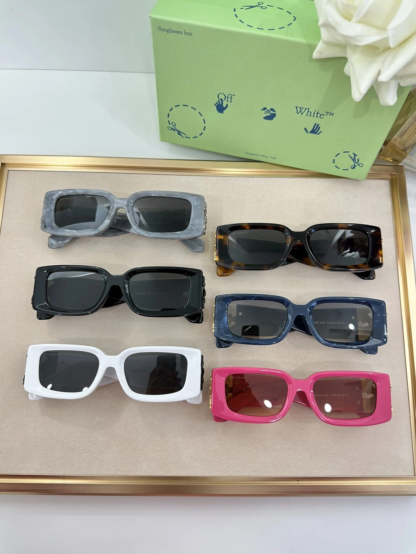 BestValue 6415 Off-White AAA Quality Sunglasses